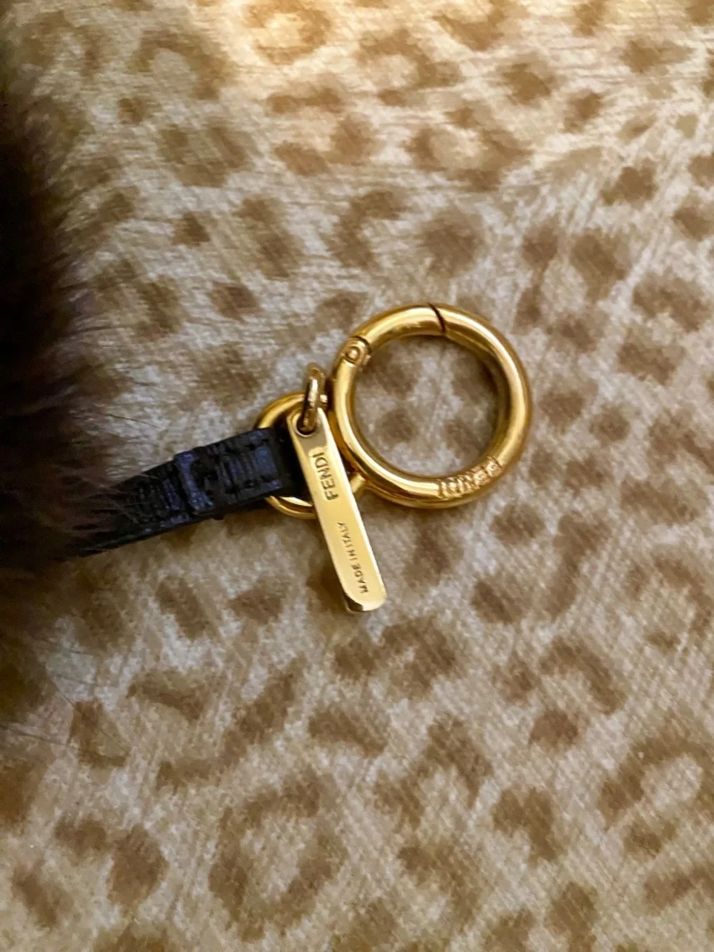 Fendi Mink Keychain Fob
